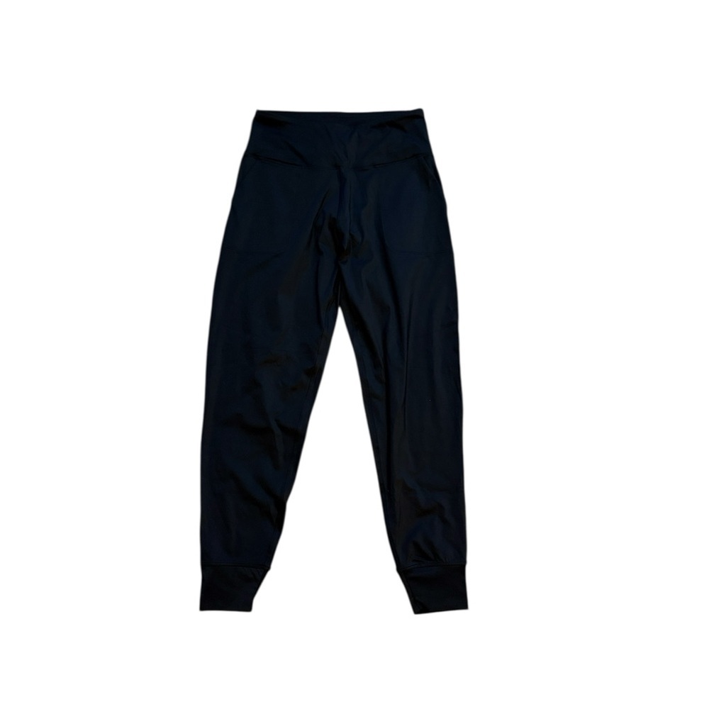 Dragon Fit Women’s Black Joggers Pockets High Waist Tapered Black Size M New